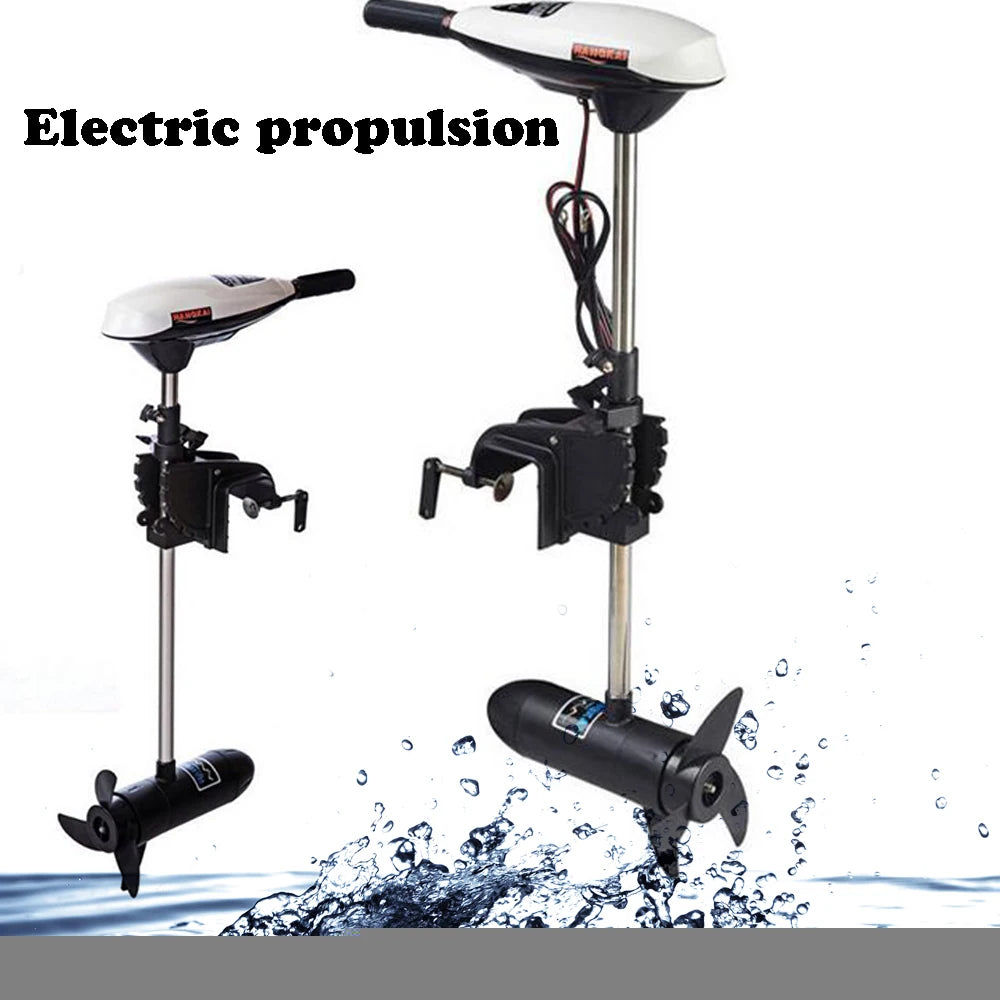 Electric Outboard Trolling Motor 65LBS With 40CM Short Shaft Brush Motor Suitable For Small Boats Inflatable Boat - Image 8