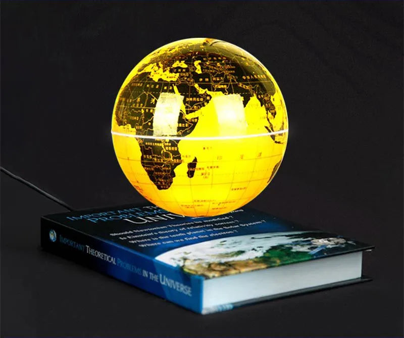 New Book Shape Magnetic Levitating Lamp 8Inch Floating Luminous Earth Globe World Map School Use Festival Gift Home Office Decor - Image 12