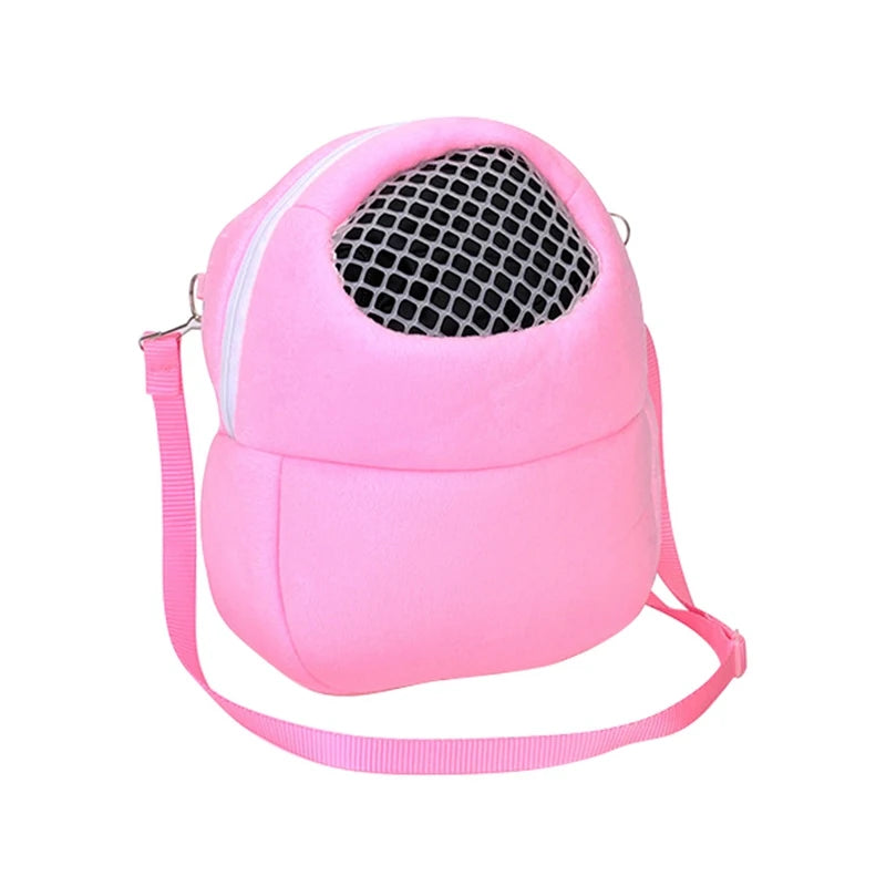 Portable Small Animal Carrier Bag for Travel - Fits Rats, Hamsters, Hedgehogs, Chinchillas, and Ferrets - Image 4
